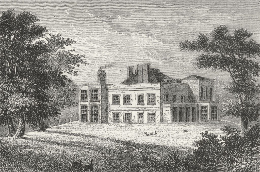 HAYES AND KESTON. Holwood, about 1800 1888 old antique vintage print picture